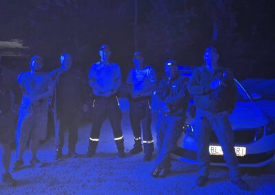 Nočná kontrola na Zemníku